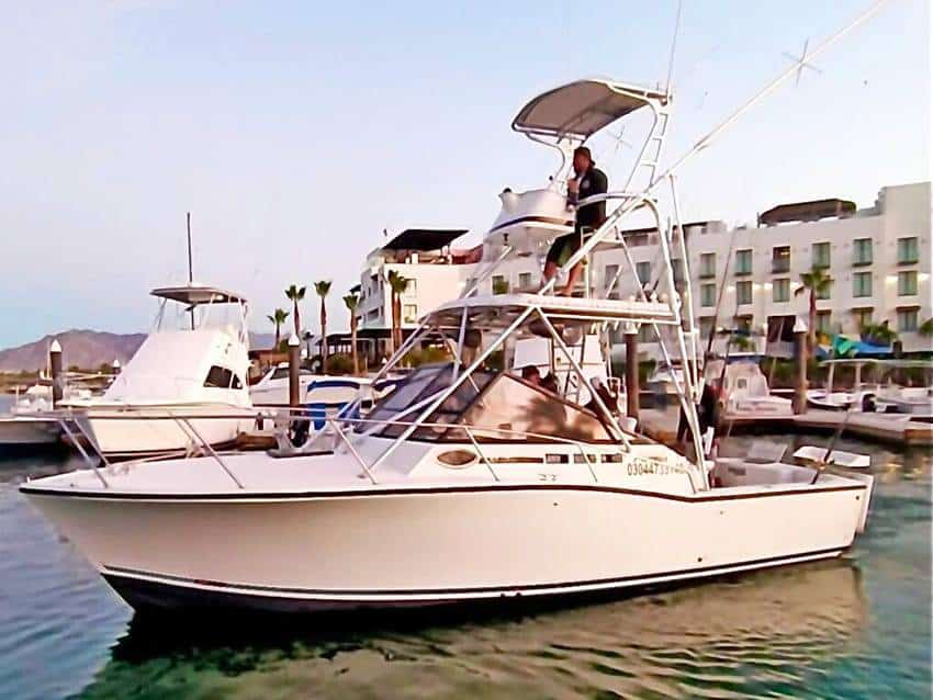 Daliken Black Sheep 32ft offshore fishing charter San Jose del Cabo