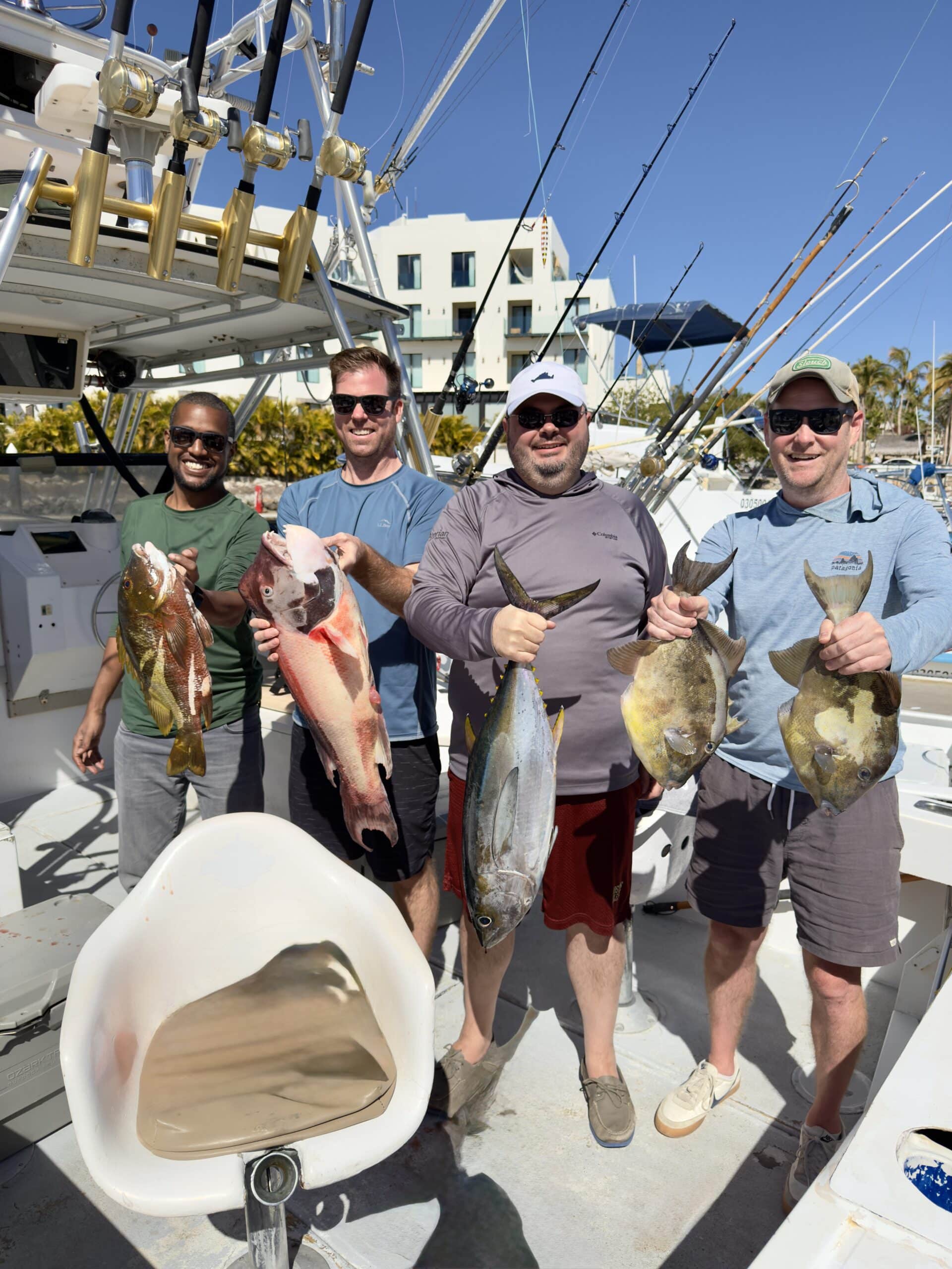 Panga inshore fishing action in San José del Cabo