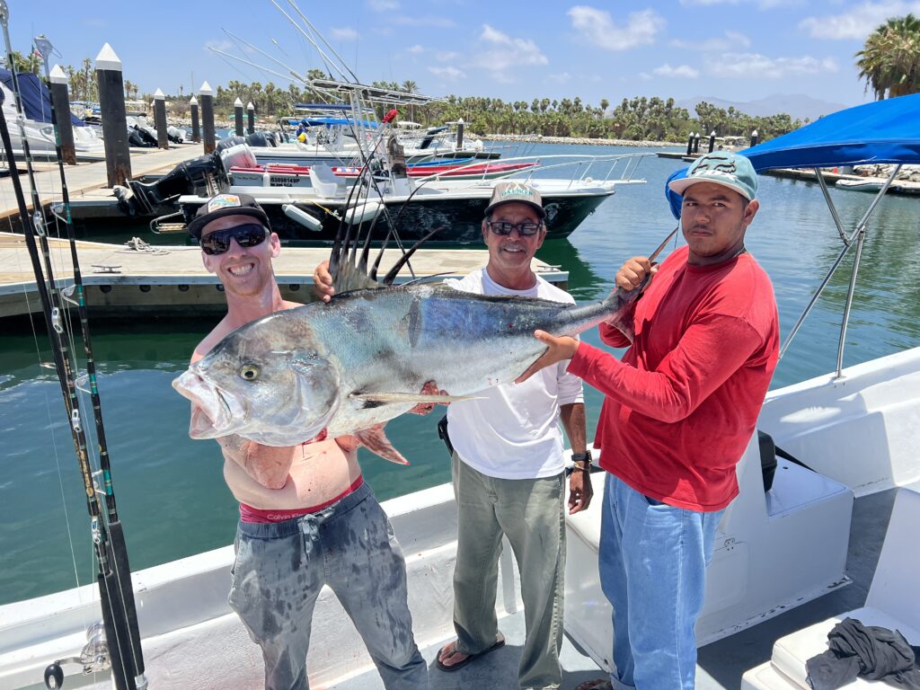 Roosterfish nearshore fishing in Los Cabos