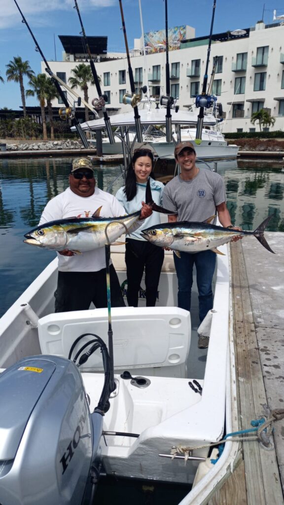 Anglers on a panga departing at first light from San José del Cabo