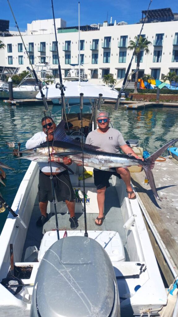 Fishing trip gear included Cabo