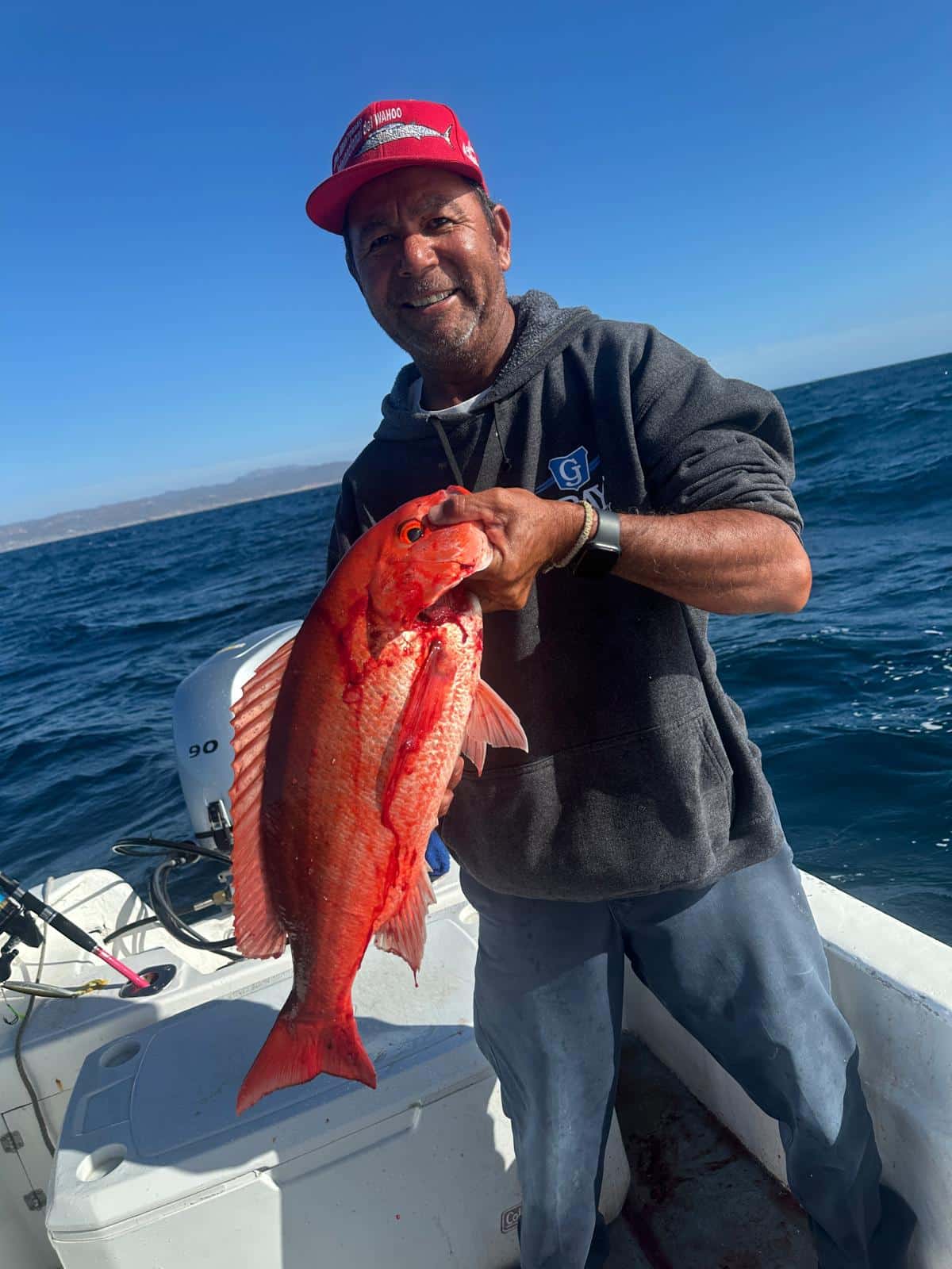 Happy anglers after fishing trip in San José del Cabo