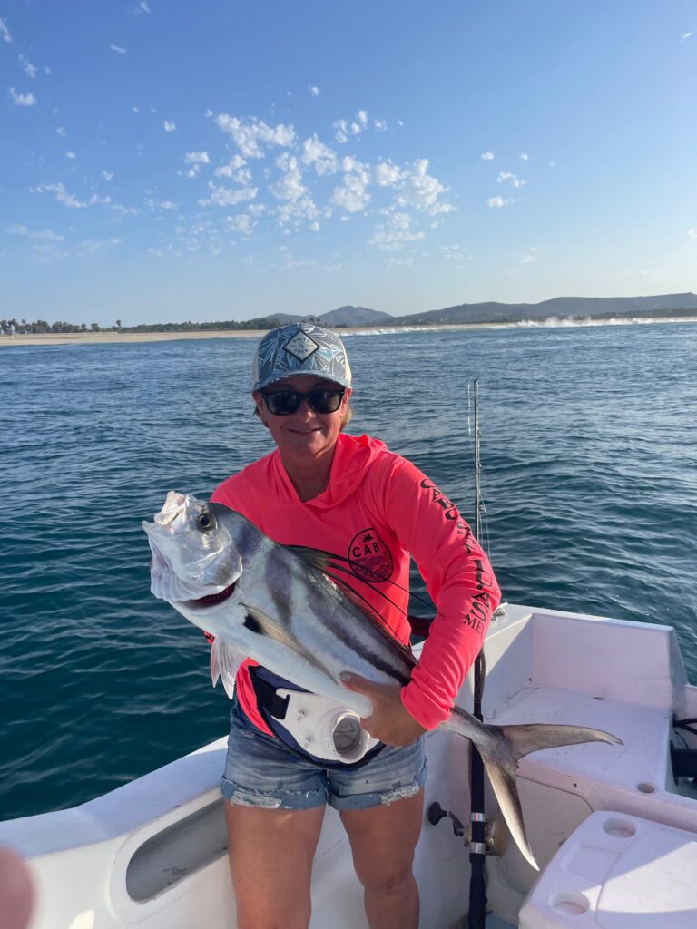 Roosterfish landed near Palmilla beach on light tackle – Daliken Sportfishing