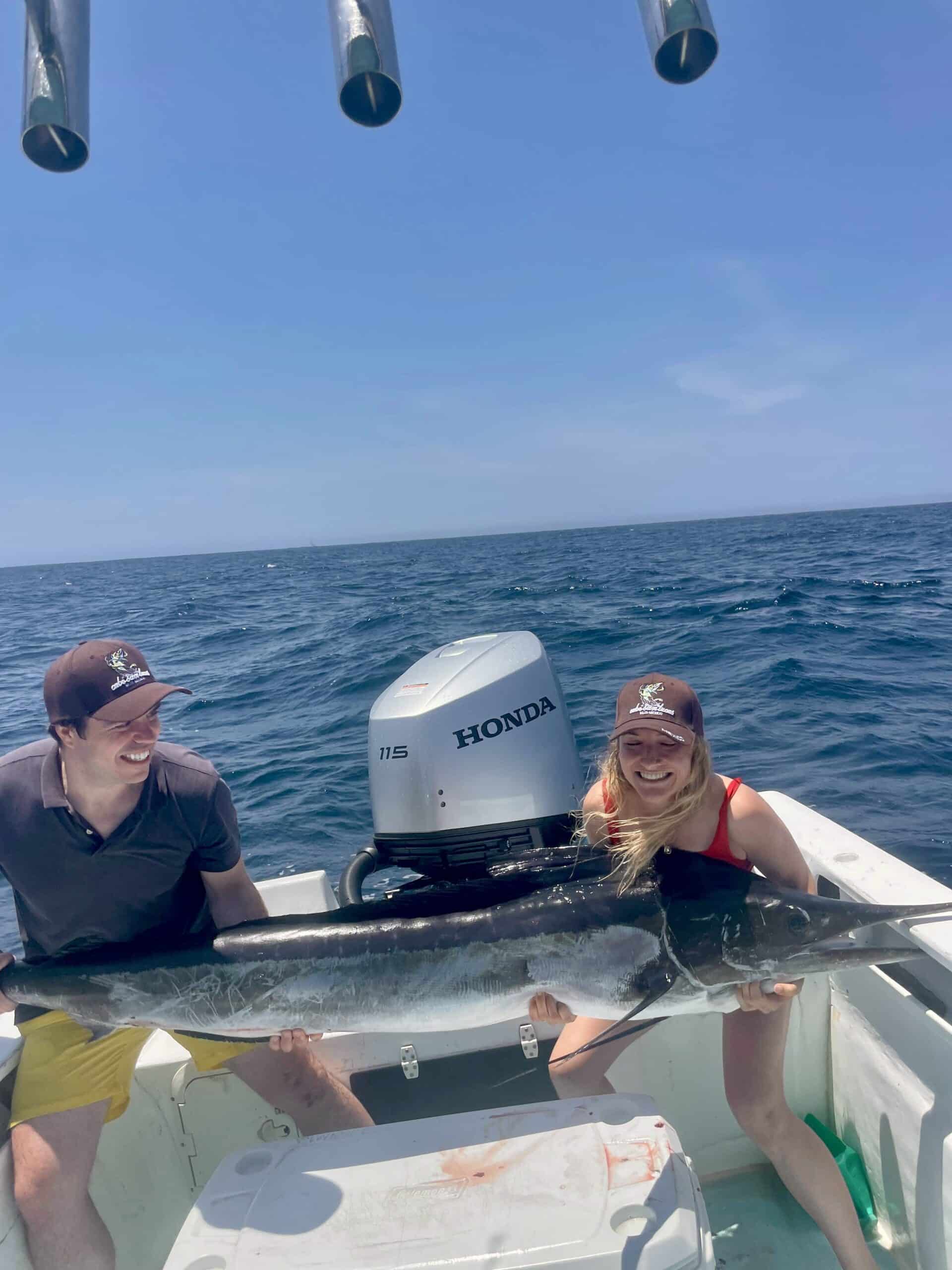 Pacific striped marlin trophy catch San Jose del Cabo private charter