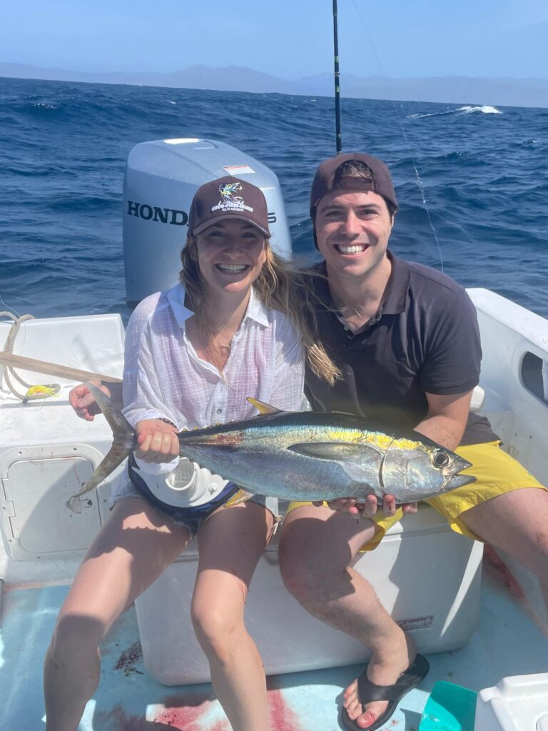 Yellowfin tuna caught at Vinorama during early morning bite – San José del Cabo fishing report
