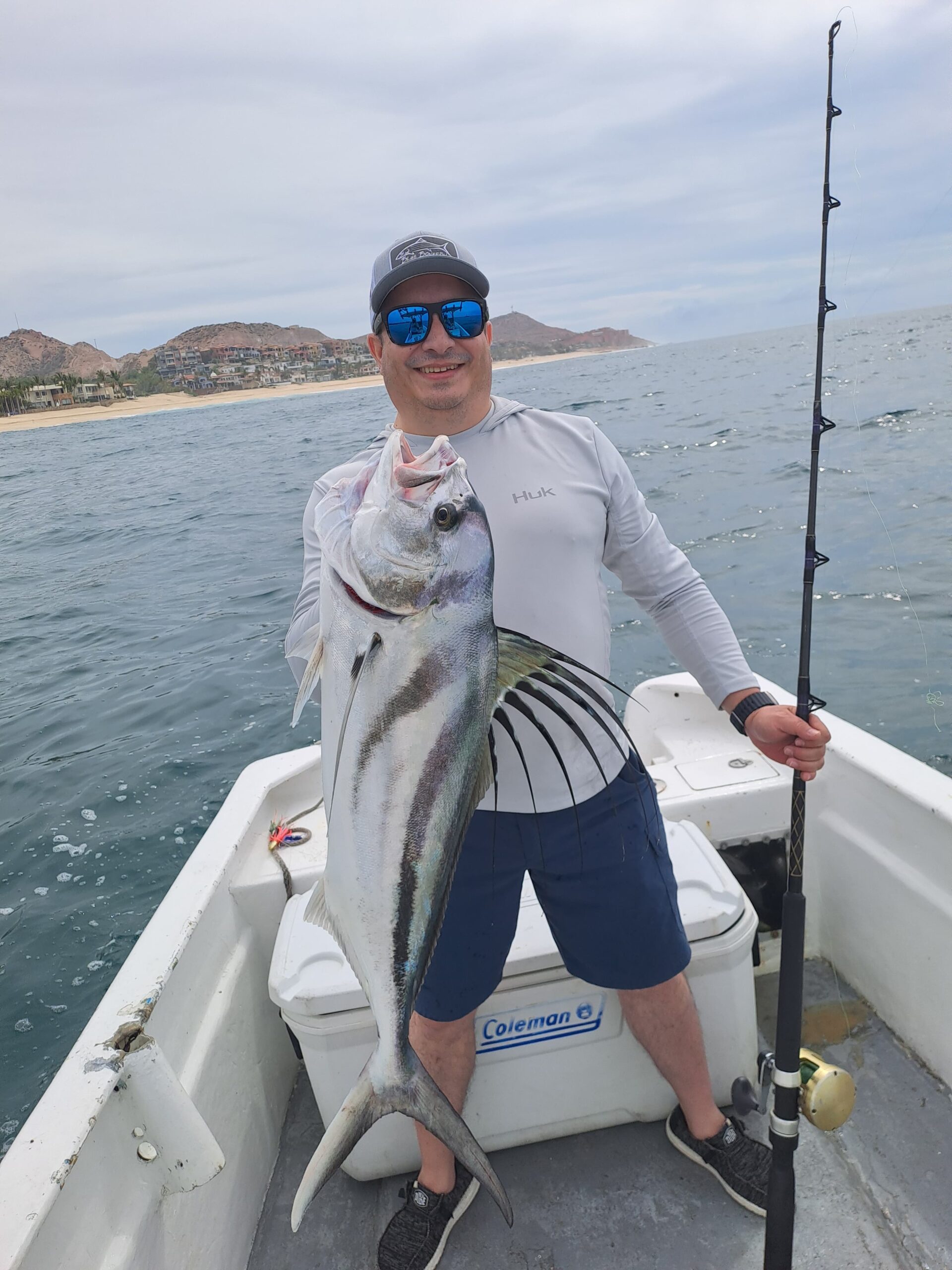 Fly fishing roosterfish Los Cabos calm conditions