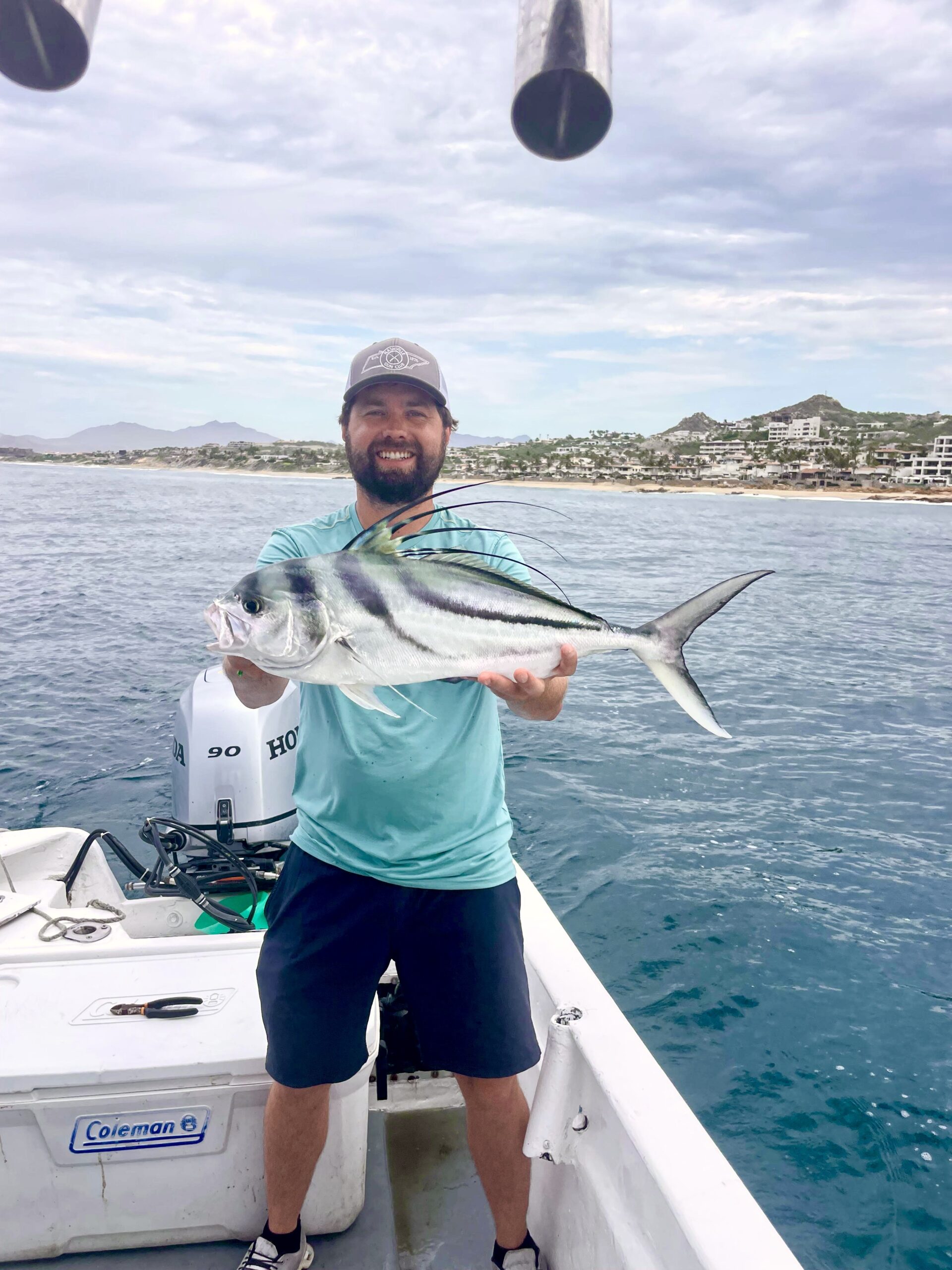 Roosterfish fly fishing Los Cabos inshore sight fishing