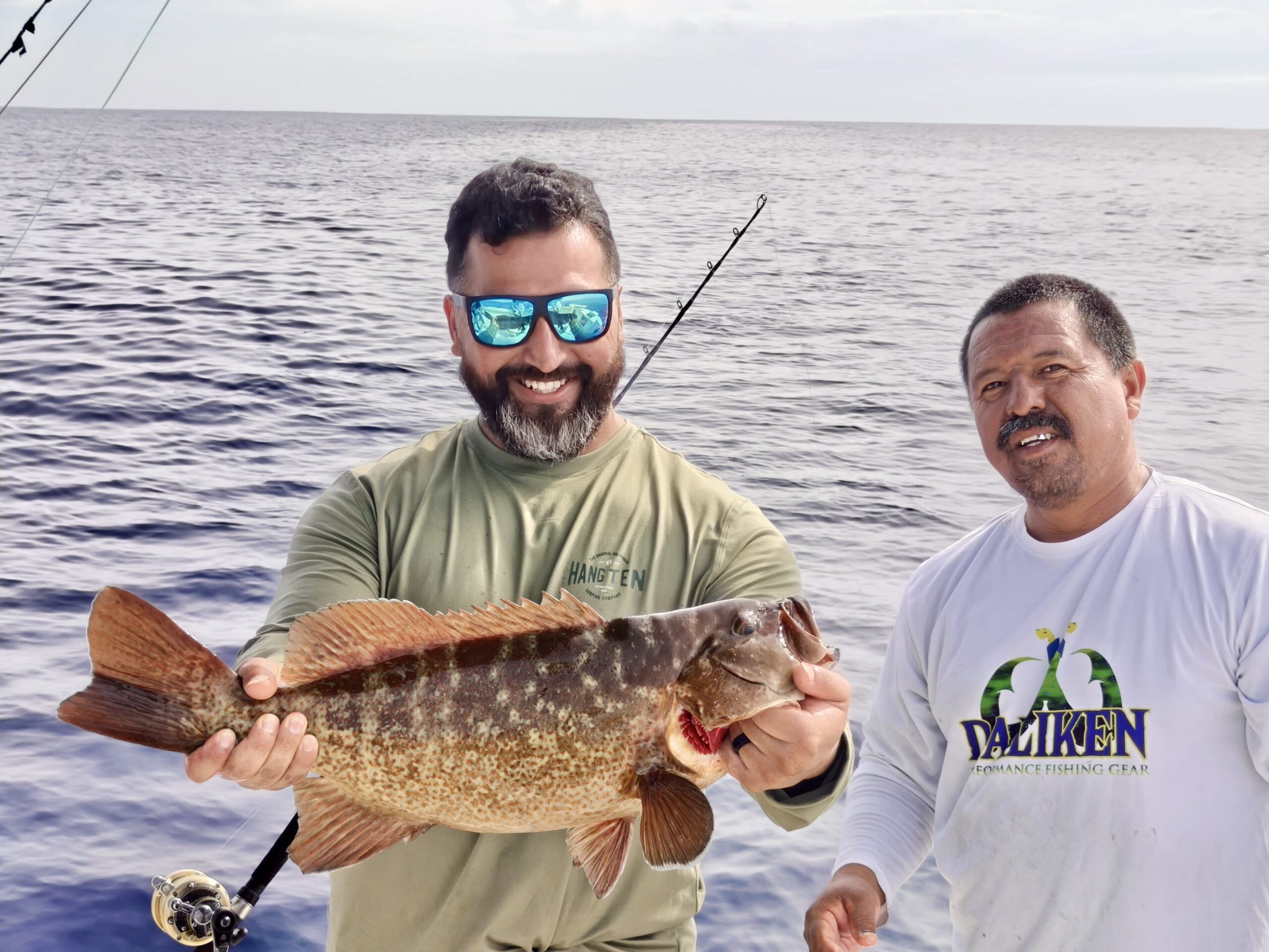 Client with cabrilla inshore catch – San José del Cabo
