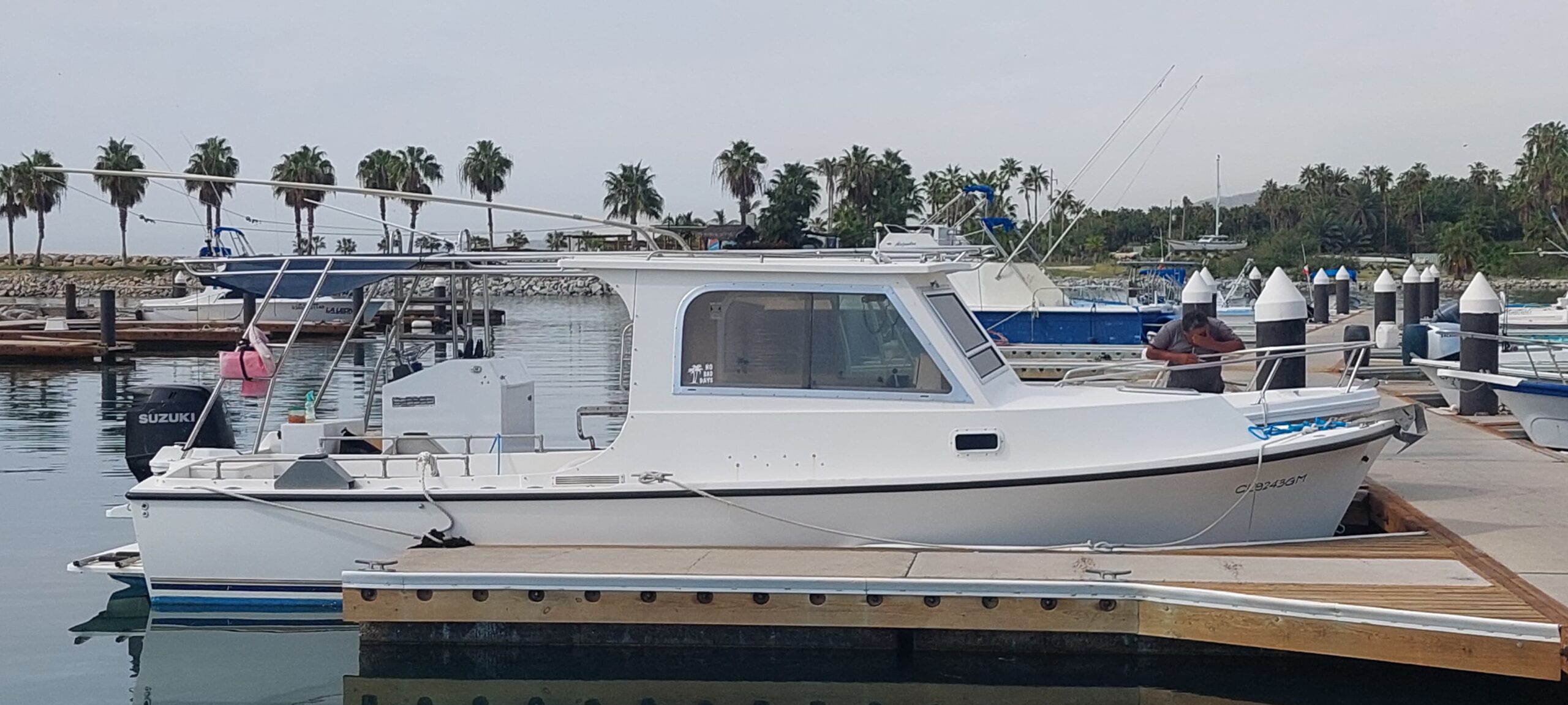 New 28ft sportfishing boat with private bathroom in San José del Cabo