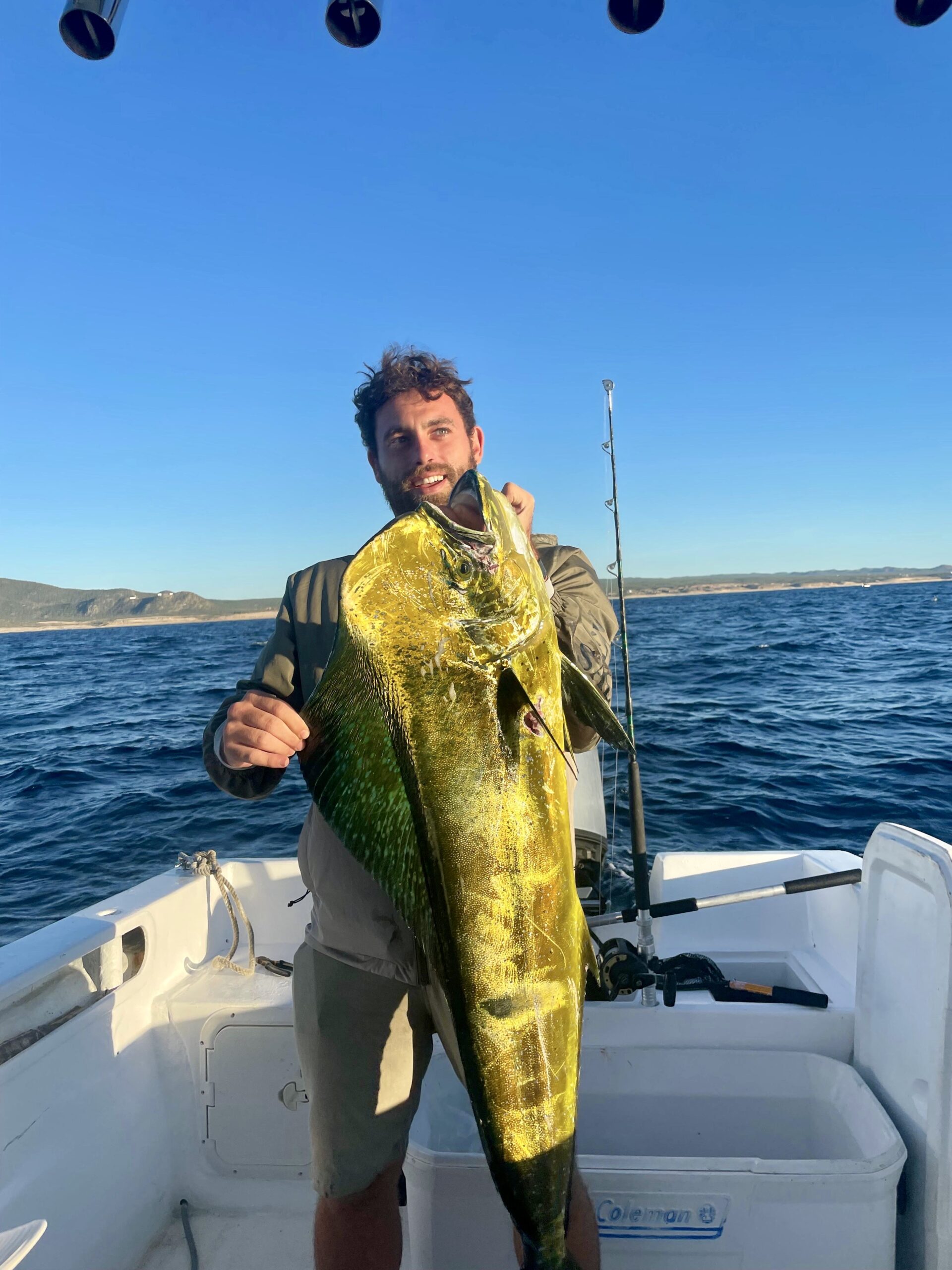 Mahi mahi catch on a private fishing charter in San José del Cabo with Daliken Sportfishing