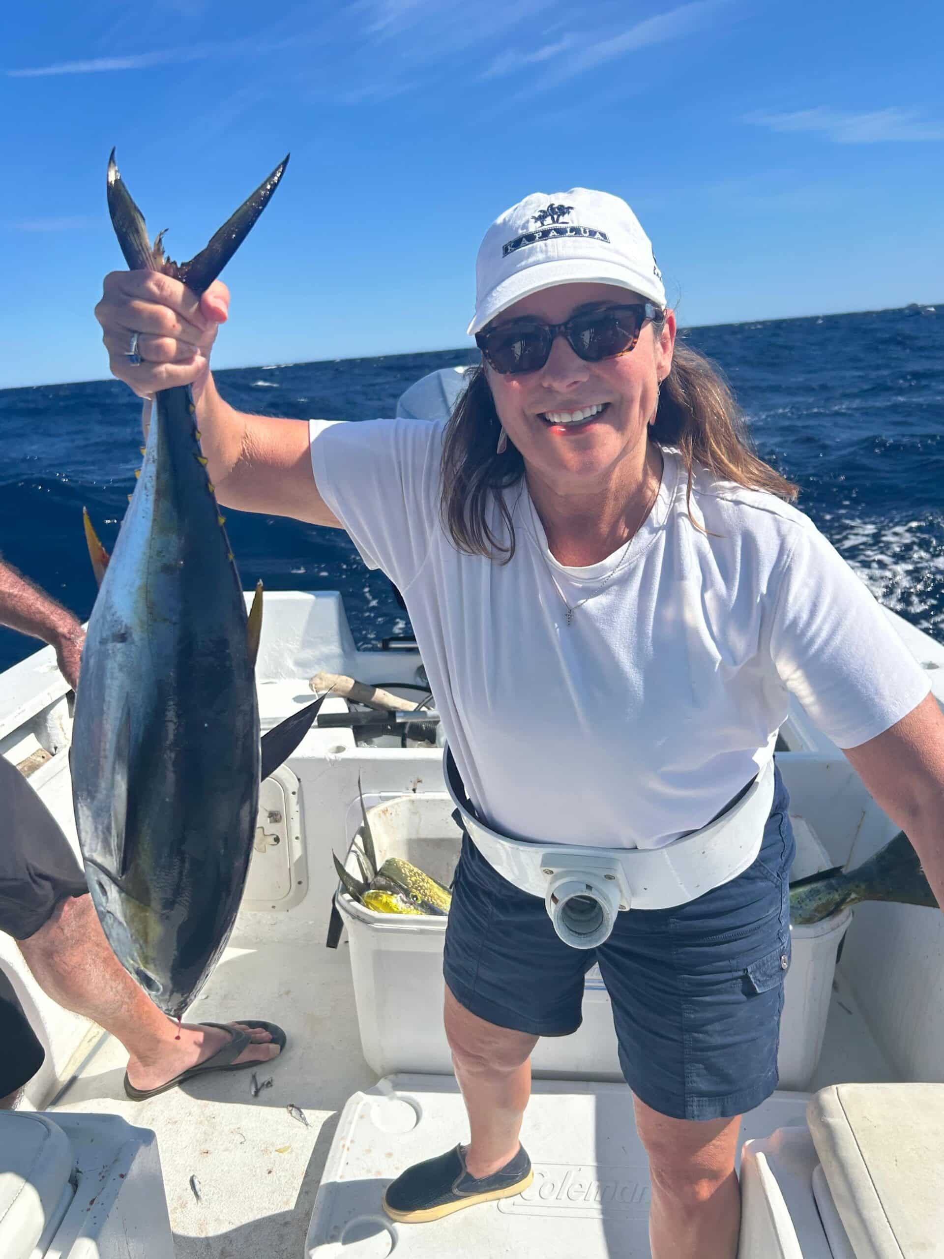 Yellowfin tuna offshore San José del Cabo private fishing charter Daliken