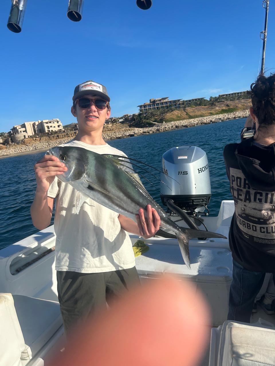 Roosterfish pez gallo Palmilla Point inshore fishing San José del Cabo Baja California Sur