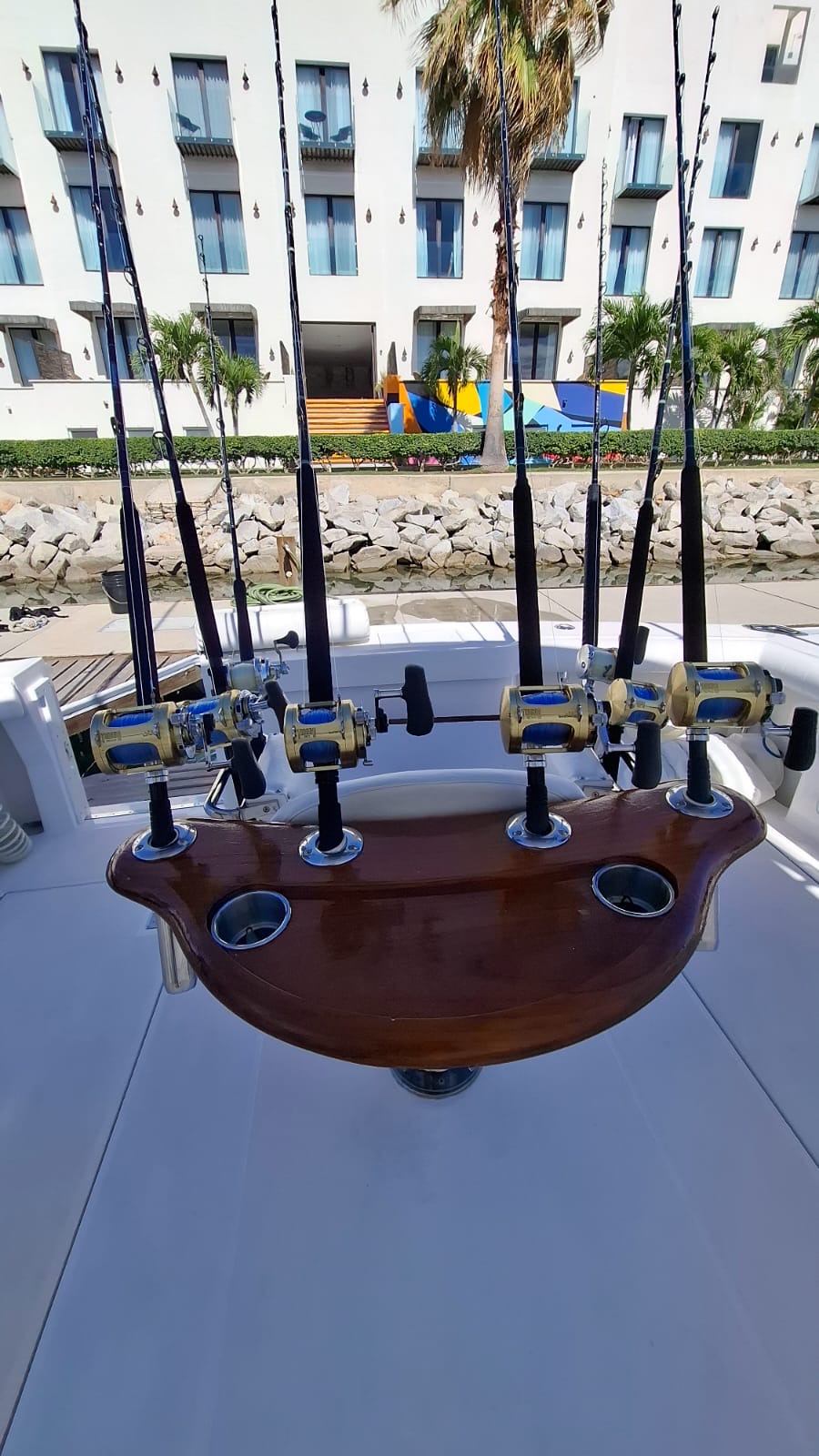 Cabo 48ft marina view