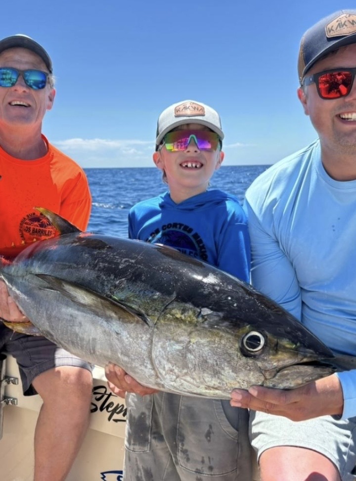 San Jose del Cabo fishing report May 2026 client with catch Daliken Sportfishing private charter Puerto Los Cabos Marina