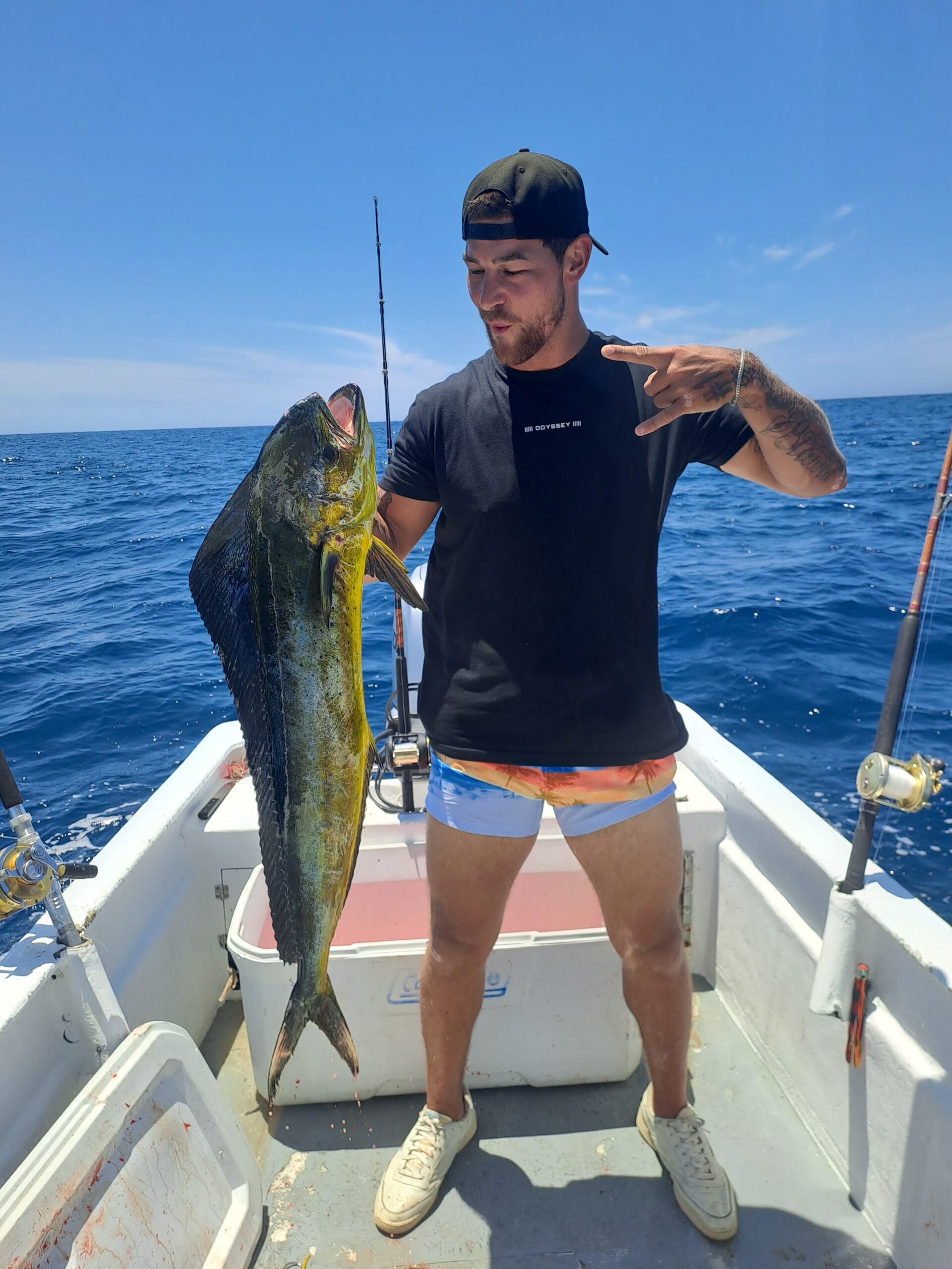 Mahi Mahi Dorado caught offshore San Jose del Cabo private charter Daliken Sportfishing Sea of Cortez