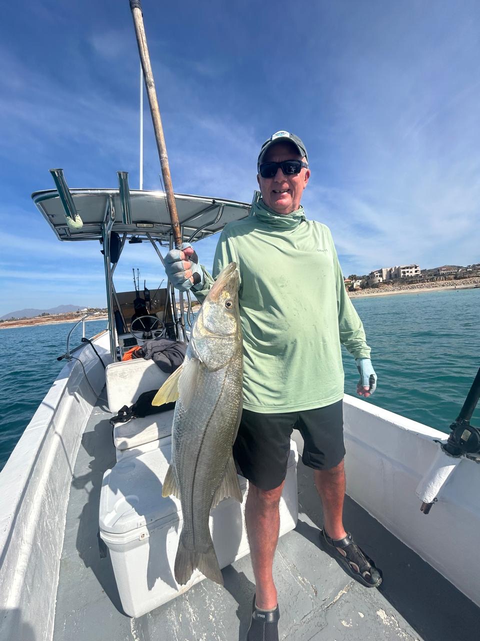 Jack Crevalle jurel toro inshore catch San Jose del Cabo Daliken private panga light tackle fishing