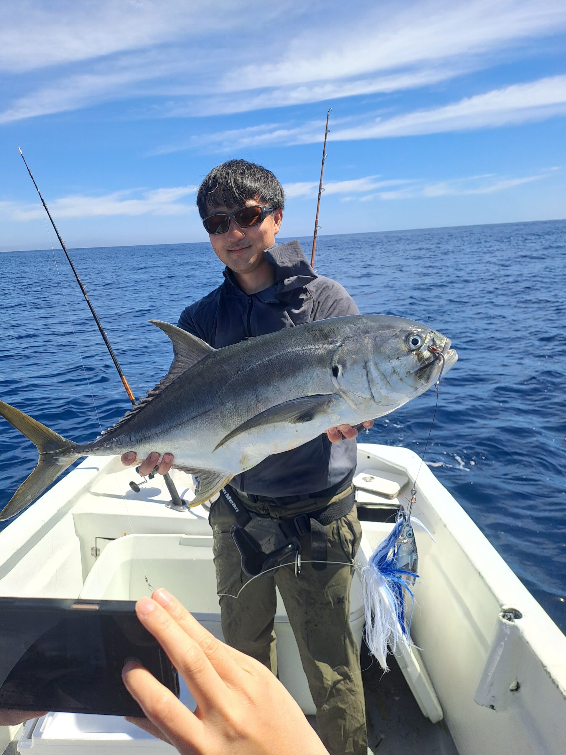 Mahi mahi (dorado) caught aboard a Super Panga charter in San José del Cabo