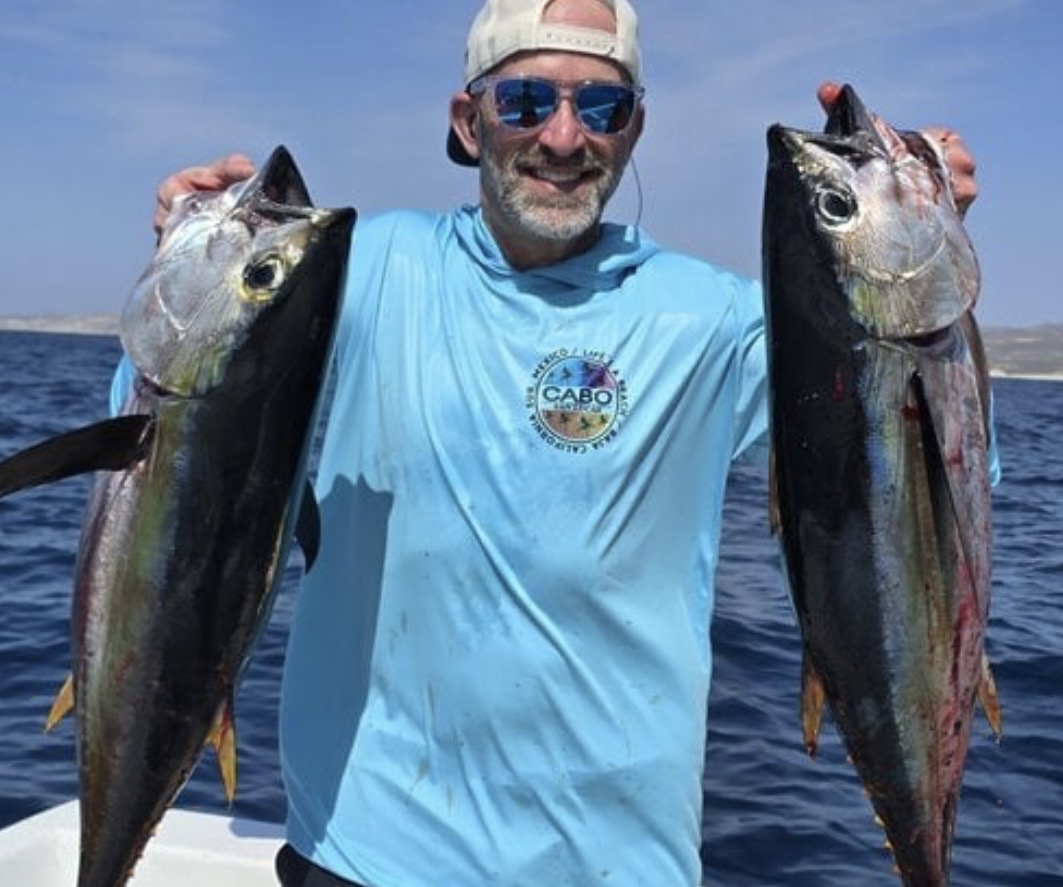 Los Cabos fishing report Thursday May 21 2026 Iman Bank yellowfin tuna Daliken Sportfishing Puerto Los Cabos Marina