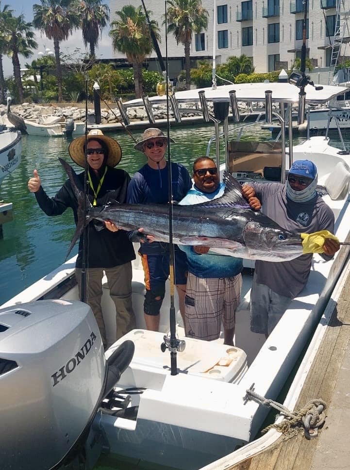 Deep sea fishing aboard a private Cabo charter with Daliken Sportfishing