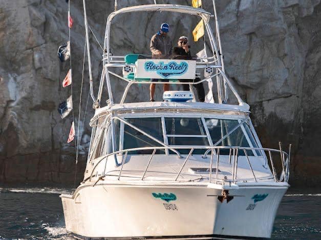 Cabo 35ft cabin Cabo San Lucas private fishing charter air conditioning