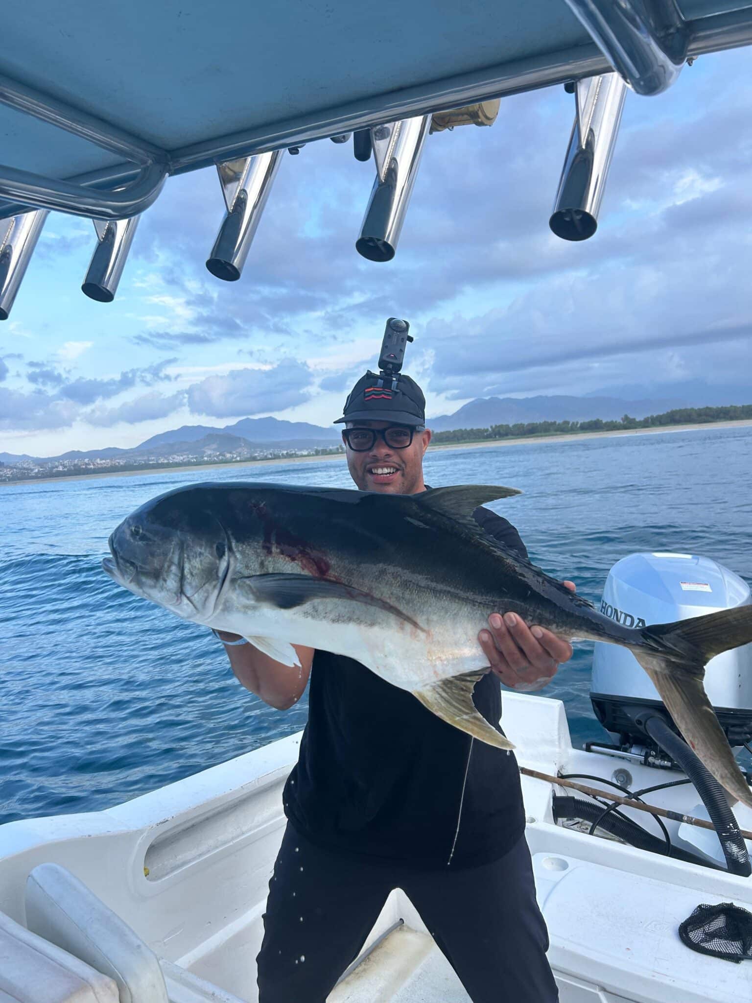 Roosterfish jack crevalle inshore Los Cabos July 25 2026 Daliken Sportfishing shoreline