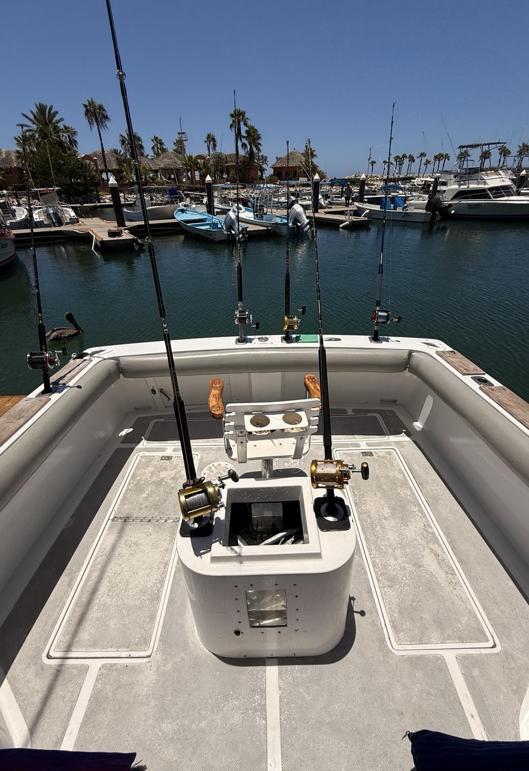 Abamar 33ft private fishing charter at Puerto Los Cabos Marina