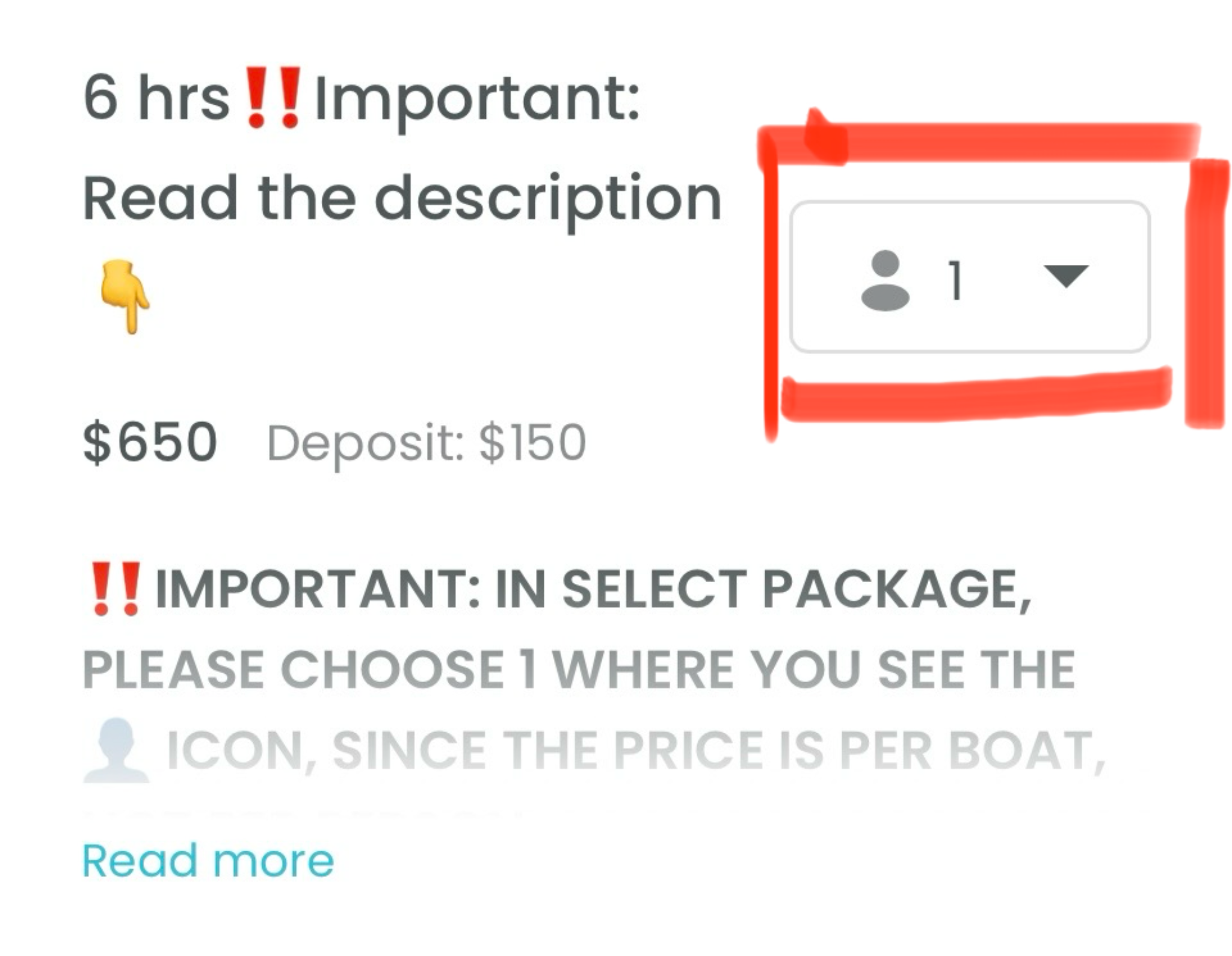 Read the trip description on WeTravel Instant Book before confirming your reservation